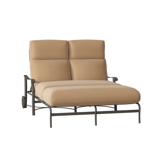Tropitone Montreux Double Reclining Chaise Lounge with Cushion Wayfair